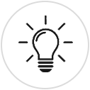 Light bulb icon electrical services